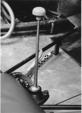 Porsche 550 A RS Spyder (1956) - Gewichtseinsparungen beim Handbremshebel