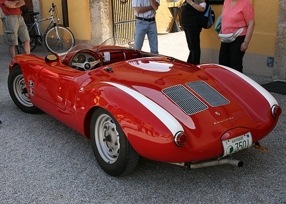 Porsche 550 - Heckansicht eines Fahrzeuges am Gaisbergrennen 2009