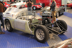 Porsche 550 RS Spyder (1957) - im Aufbau begriffener Renn-Porsche - an der Techno Classica Essen 2012
