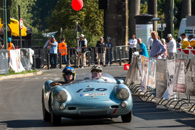 Porsche 550 RS Spyder unterwegs - 24 Tour du Pont 2015