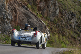 Porsche 550 Spyder (1954) - mit Startnummer 076 an der Ennstal-Classic 2017