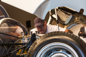 Porsche 550A Spyder (1956) - Start - an der Porsche Soundnacht