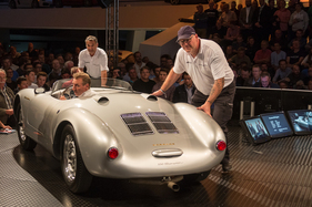 Porsche 550A Spyder (1956) - zurück - an der Porsche Soundnacht