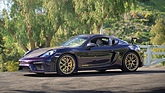 Image: Porsche 718 Cayman GT4 RS Weissach (2023) - as Lot 132 at the Broad Arrow Porsche Auction with Air|Water 2024
