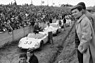 Porsche 718 RS (1961) - Hans Herrmann und Edgar Barth im Porsche 718 RS `61 Coupé (Nr. 32) 7. Pl. Ges.Kl.; Bob Holbert und Masten Gregory auf einem 718 RS `61 Spyder (Nr. 33), 5. Pl. Ges.Kl. (1. Pl. in der Sport-Klasse bis 1.600 ccm Hubraum); Herbert Linge und Ben Pon auf einem 356 B 1600 GS Carrera GTL Abarth (Nr. 36), 10. Pl. Ges.Kl (1. Pl. in der GT-Klasse bis 1.600 ccm Hubraum). (© Porsche AG, 1961) Porsche 718 RS (1961) - Hans Herrmann und Edgar Barth im Porsche 718 RS `61 Coupé (Nr. 32) 7. Pl. Ges.Kl.; Bob Holbert und Masten Gregory auf einem 718 RS `61 Spyder (Nr. 33), 5. Pl. Ges.Kl. (1. Pl. in der Sport-Klasse bis 1.600 ccm Hubraum); Herbert Linge und Ben Pon auf einem 356 B 1600 GS Carrera GTL Abarth (Nr. 36), 10. Pl. Ges.Kl (1. Pl. in der GT-Klasse bis 1.600 ccm Hubraum). (© Porsche AG, 1961)