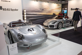 Porsche 718 RS 61 Spyder an der Earls Court Motor Show - Impressionen vom Goodwood Revival 2015