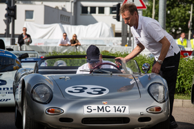 Porsche 718 RS Spyder (1962) - anlässlich der Sonderveranstaltung "Le Mans @ Zuffenhausen" im Porsche-Museum am 13./14. Juni 2015