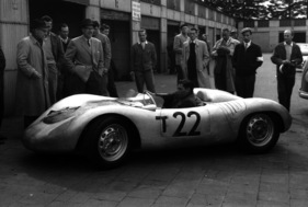 Porsche 718 RSK (1957) - Testfahrten am Nürburgring im Jahr 1957