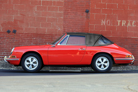 Porsche 901 Cabriolet Prototyp (1964) - Fotomontage mit künstlich erzeugtem Dach