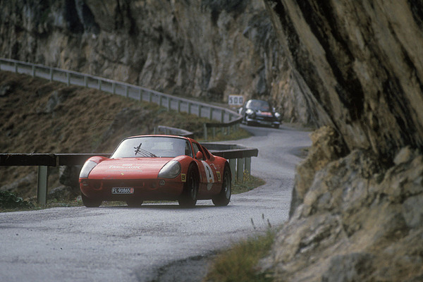 Porsche 904 GTS (1964) - in den Alpen-Serpentinen - Erste Ennstal Classic 1993