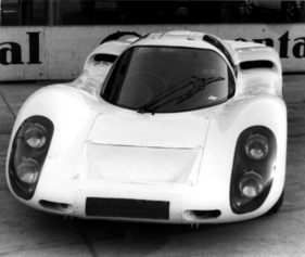 Porsche 907/8 Daytona (1967) - Präsentation für die Journalisten Porsche 907/8 Daytona (1967) - Präsentation für die Journalisten