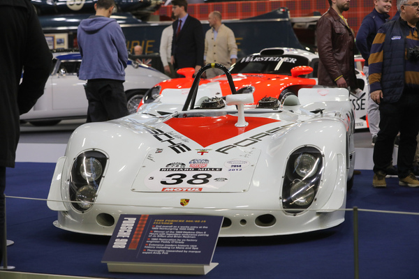 Porsche 908/02 (1969) - genannt "Flunder", gefahren u.a. von Jo Siffert und Brian Redman, gesehen bei Fiskens - Rétromobile Paris 2024