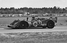 Porsche 908/02 Chassis #015 (1972) beim 6 Stunden Rennen von Daytona 1972 - Leider erreichte dieser Porsche 908 mit Tony Dean wegen Motorschadens das Ziel nicht