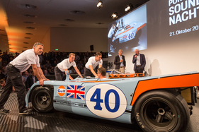 Porsche 908/03 Spyder (1970) - Spyder zurück - an der Porsche Soundnacht