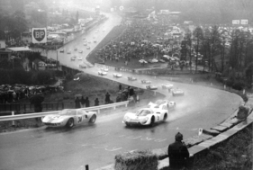 Porsche 908 (1968) - beim Langstreckenrennen in Spa im Jahr 1968, wo der Wagen Dritter wurde