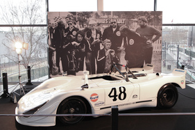 Porsche 908 (1968) - eingesetzt bei den 24 Stunden von Le Mans 1970 als Kamerawagen für den Film "Le Mans" von Steve McQueen - Rétromobile Paris 2016