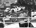 Porsche 908 LH (1968) - zusammen mit dem STP Turbinenauto in der Rennwagenausstellung am Genfer Autosalon 1969