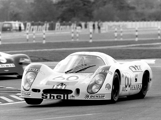 Porsche 908 LH in Le Mans 1972 - Jo Siffert A.T.E. Racing erreichte Platz 3 in Le Mans 1972 mit Reinhold Joest - das gleiche Fahrzeug gewann 1969 die 1000km von Monza