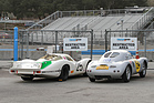 Porsche 908 Langheck neben Porsche 356B (1963) an der Porsche Rennsport Reunion V