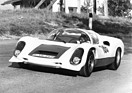 Porsche 910 (1966) - Gerhard Mitter in voller Fahrt im Porsche 910-002 am Bergrennen Sierre-Montana-Crans