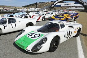 Porsche 910 (1968) - schön parkiert - Porsche Rennsport Reunion 2018