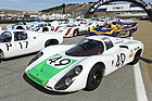 Porsche 910 (1968) - schön parkiert - Porsche Rennsport Reunion 2018