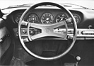 Porsche 911 (1972) - Lenkrad und Armaturenbrett, mit aufpreispflichtigem Fünfganggetriebe