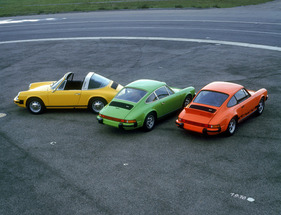 Porsche 911 (1973) - Die 911-Typenreihe wird ab September 1973 mit neu gestalteten Sicherheits-Stossfängern ausgestattet