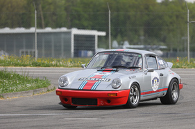 Porsche 911 (1973) - Vintage Demo Racing hinter den Hallen - Klassikwelt Bodensee 2023