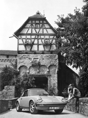 Porsche 911 (1974) - Promotionsaufnahme des Carrera-Modelles