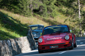 Porsche 911 (1974) an der Arosa ClassicCar 2013 – Kategorie Alpine Performance
