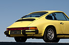 Porsche 911 (1975) - das Heck mit den neu gestalteten Stossfängern