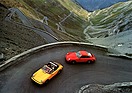 Bild: Porsche 911 (1977) - Targa und Coupé - auf einer Passfahrt