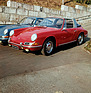 Image: Porsche 911 2.0 Targa (1965) - The first safety Cabriolet with fixed roll bar, removable folding roof and fold-down rear window is produced from December 1966