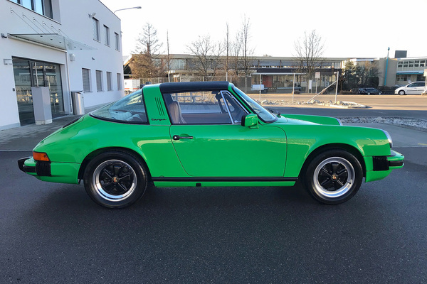 Porsche 911 2.7 Targa (1976) - als Lot 11 angeboten an der Versteigerung der Oldtimer Galerie anlässlich der Swiss Classic World Luzern am 25. Mai 2019