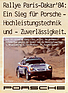 Porsche 911 4x4 Paris-Dakar (1984)