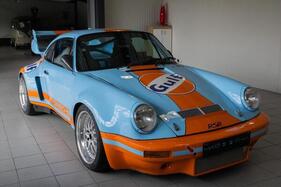 Porsche 911 (964) Carrera 2 Gulf RSR (Optik) (1990) – als Lot 22 bei Nagel im September 2025