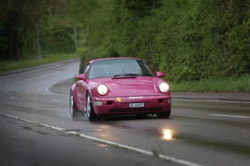 Porsche 911 (964) Carrera RS (1992) - die Traktion fördert das 100%-Sperrdifferential auf der Hinterachse