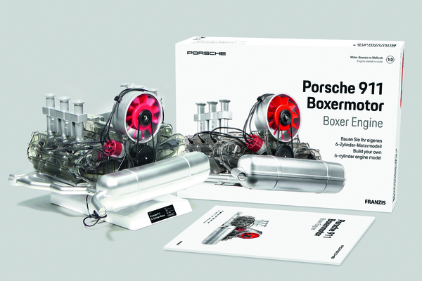 Bild: Porsche 911-Boxermotor von Franzis zum Selberbauen