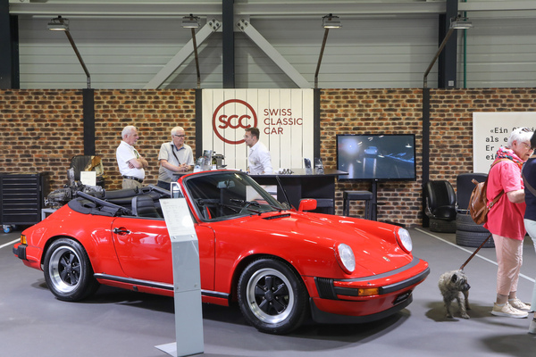 Porsche 911 Cabriolet on the Swiss Classic Car stand - Swiss Classic World Lucerne 2023