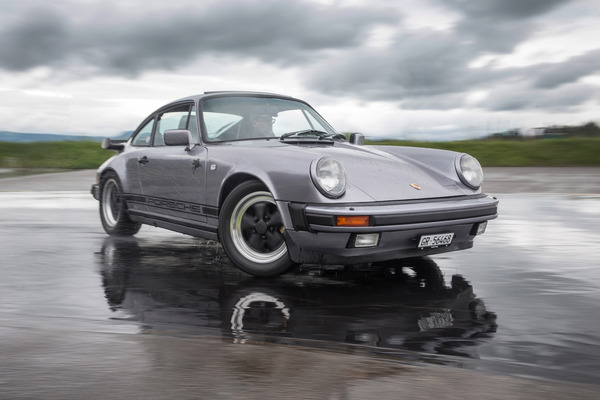 Porsche 911 Carrera (1975) – beim TCS-Fahrtraining für Oldtimer