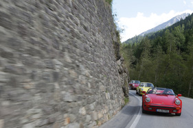Porsche 911 Carrera 3.2 Speedster (1988) - Vorserienmodell aus dem Werksmuseum unterwegs im Jahr 2013 (1988)