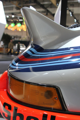 Porsche 911 Carrera RS (1972) - der berühmte Entenbürzel - an der Techno Classica Essen 2012