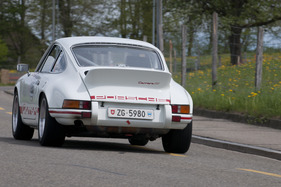 Porsche 911 Carrera RS 2.7 (1973) - im Feld der Touren- und Sportwagen aus der Nachkriegszeit am GP Mutschellen 2012