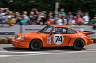 Porsche 911 Carrera RSR 3.0 (1973) mit Manfred Schurti am Lenkrad - anlässlich der Sonderveranstaltung "Le Mans @ Zuffenhausen" im Porsche-Museum am 13./14. Juni 2015