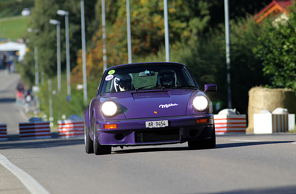 Porsche 911 Carrera Targa (1974) am Jochpass Memorial 2011 (Start-Nr. 180)