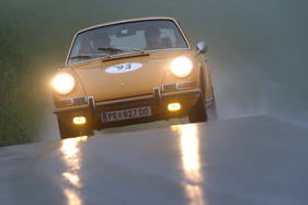 Porsche 911 E (1969) - am Start in der Sportwagenklasse  - Gaisbergrennen 2013 - Berglauf auf den Gaisberg am Freitag