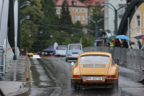 Porsche 911 E (1969) - am Start in der Sportwagenklasse - Gaisbergrennen 2013 - Stadt-Grand-Prix in Salzburg am Donnerstag (1969)