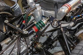 Porsche 911 GT1/98 (1998) - Hinterachse - an der Porsche Soundnacht