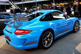 Porsche 911 GT3 RS 4.0 (2011) – in der Ausstellung "Porsche Driven by Dreams"